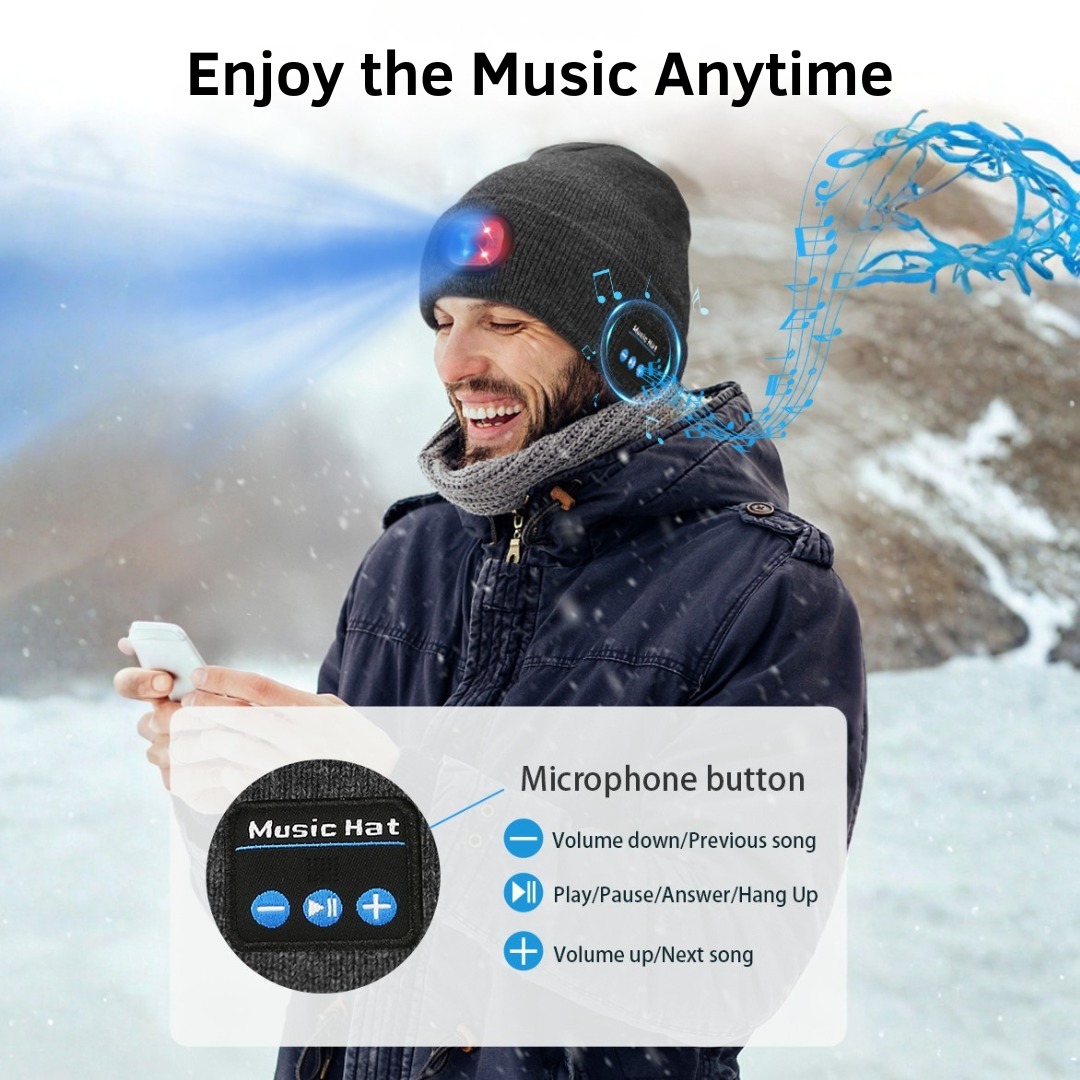 Varisse™ All-Weather Bluetooth LED Music Beanie