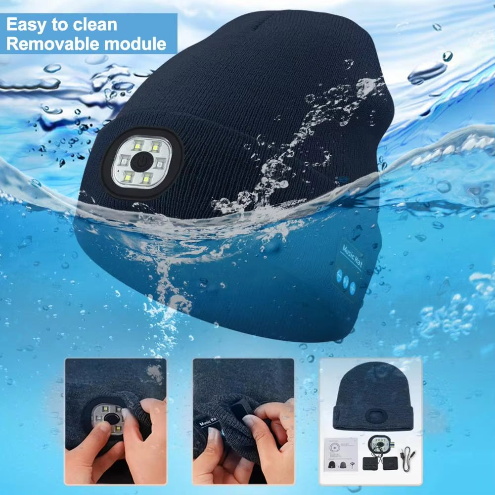 Varisse™ All-Weather Bluetooth LED Music Beanie